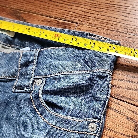 PARIS BLUES Vintage Bootcut Jeans Size 9 Y2K Trendy Low Rise 2000s 90s Trendy - Picture 3 of 10